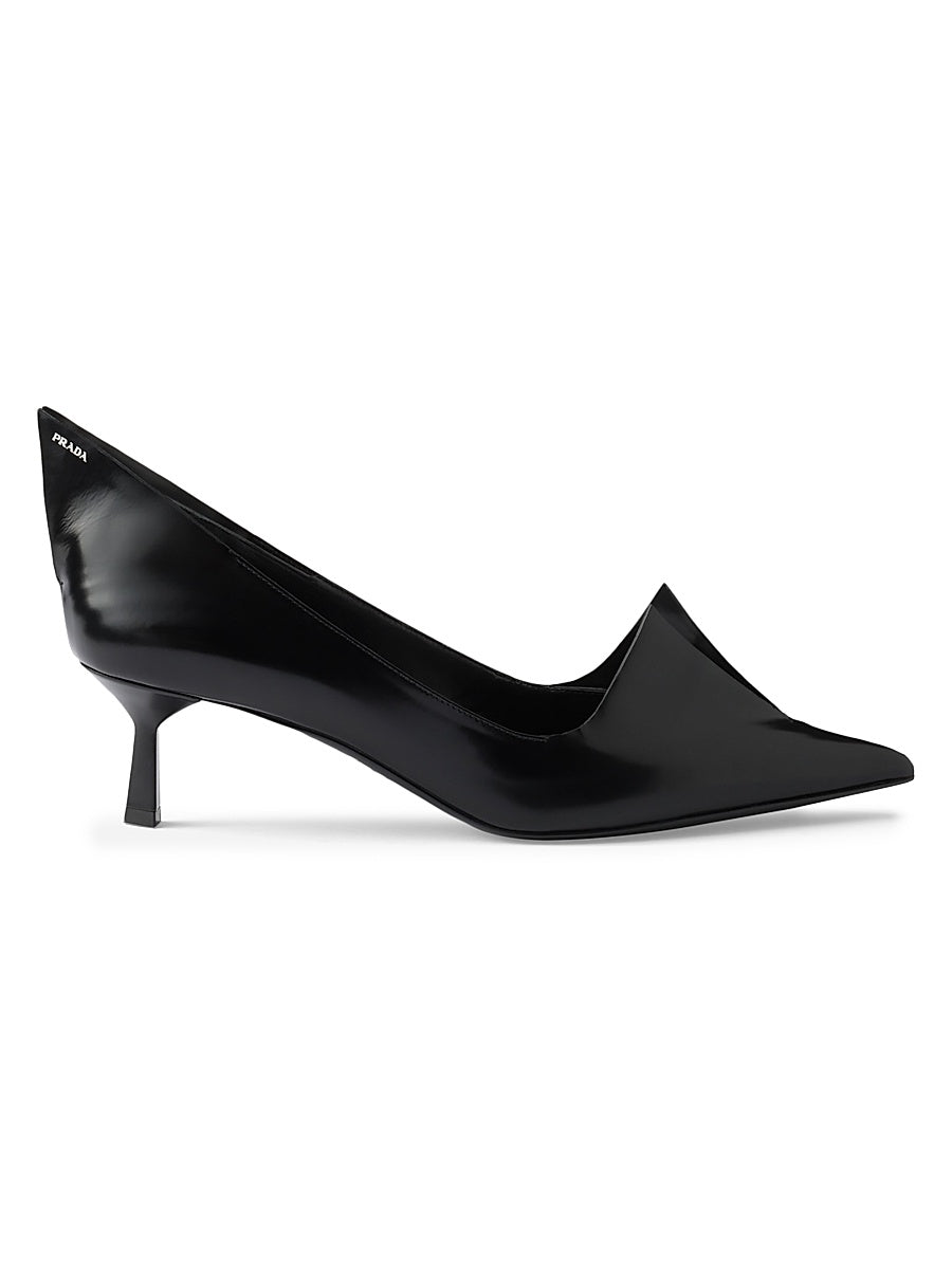 Brushed 55MM Leather Pumps