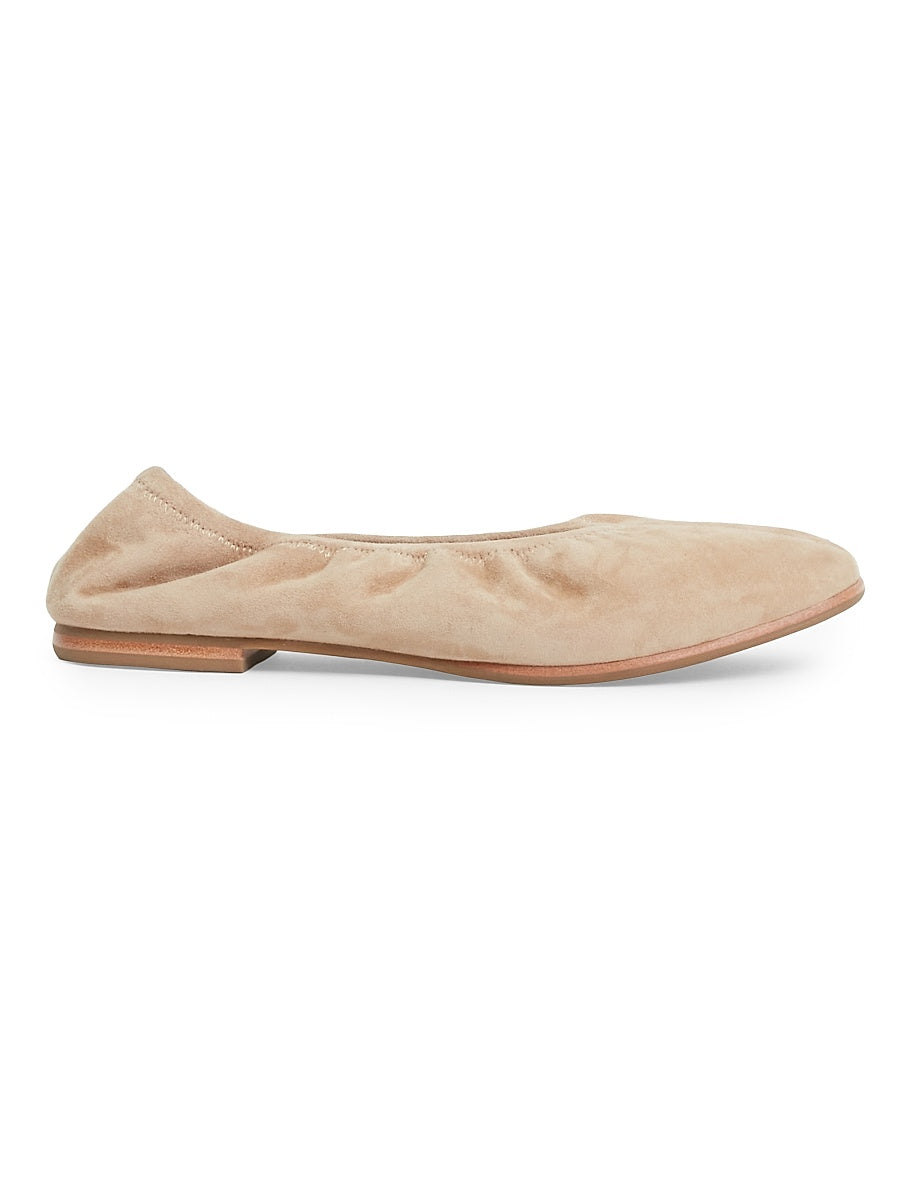 Danna Elasticized Suede Ballet Flats