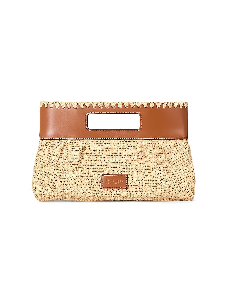 Lena Raffia Clutch
