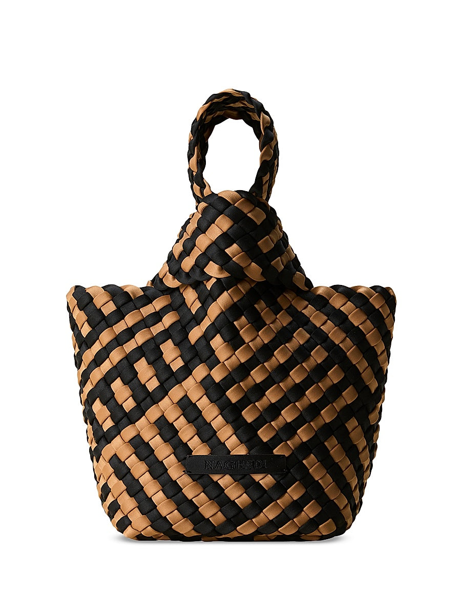 Kyoto Striped Geo Top Handle Bag