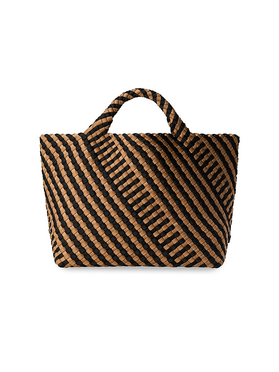 St. Barths Medium Striped Geo Tote Bag