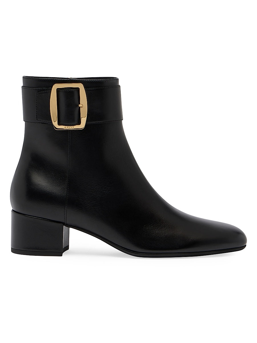 Bemeri 40MM Leather Ankle Boots