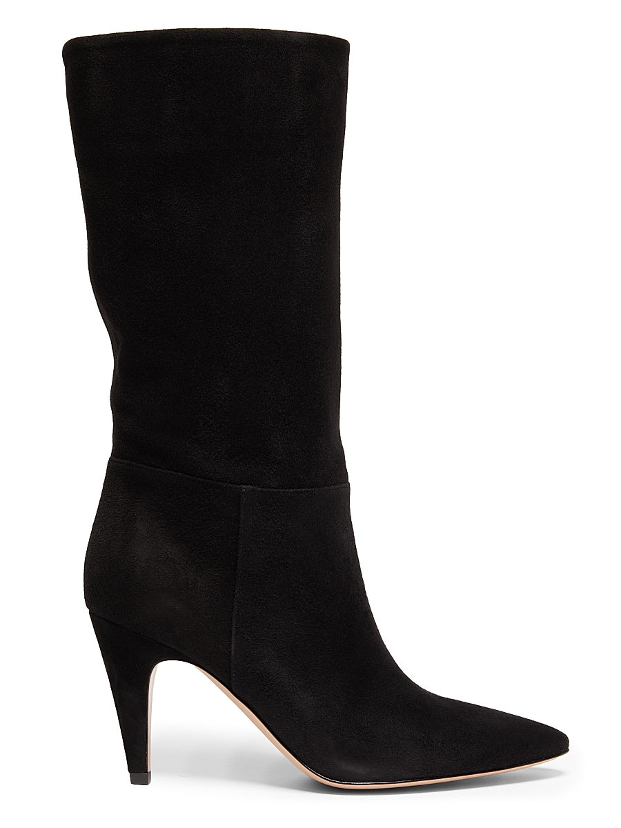 85MM Suede Stiletto Boots