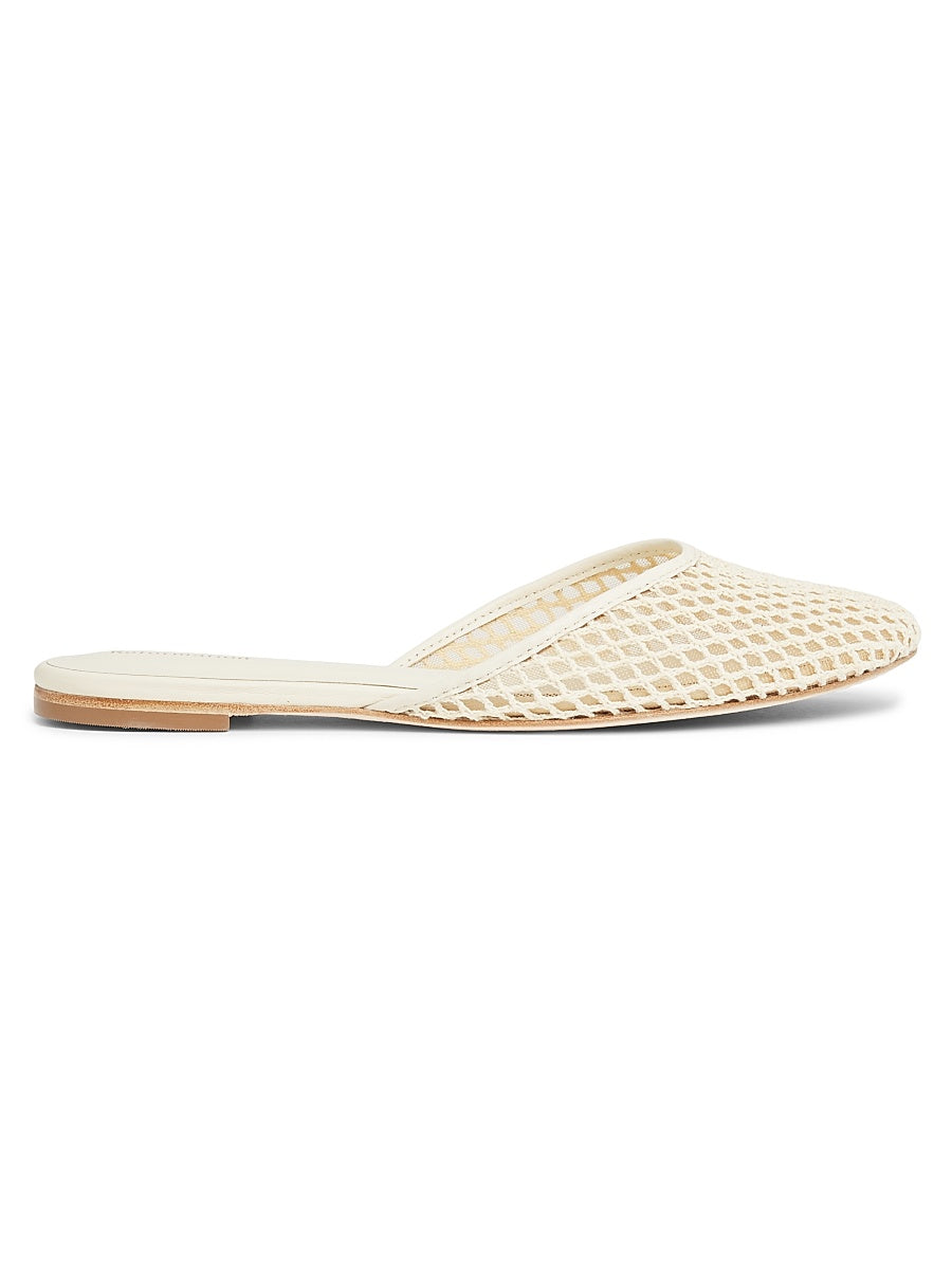 Melly Crochet Flat Mules