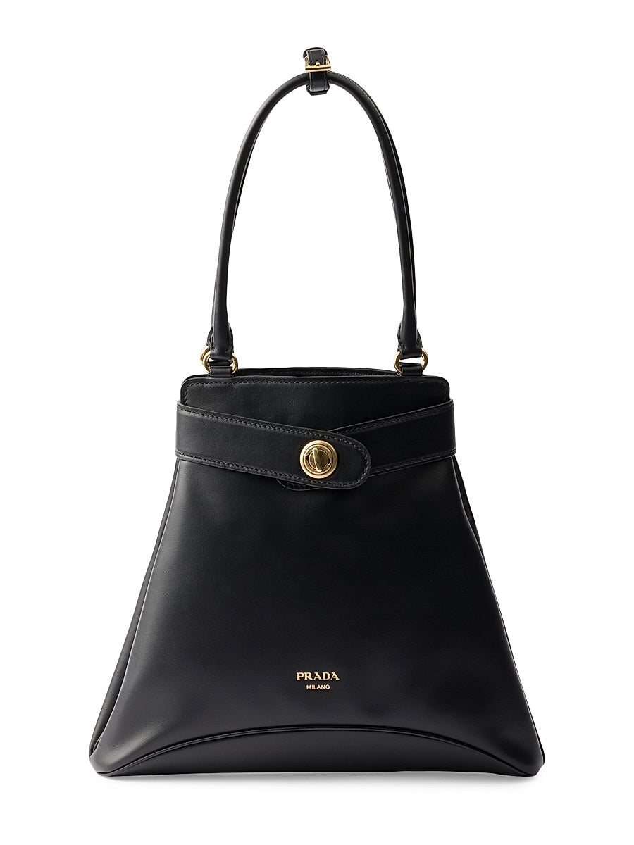 Etude Medium Leather Tote Bag