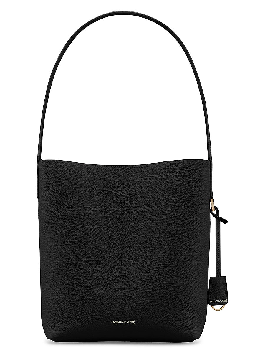 Leather Bucket Soft Tote