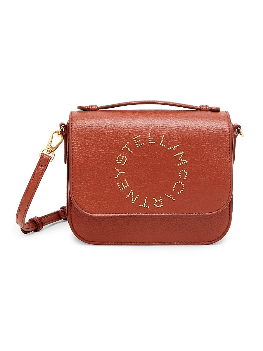 Studded Logo Crossbody Bag
