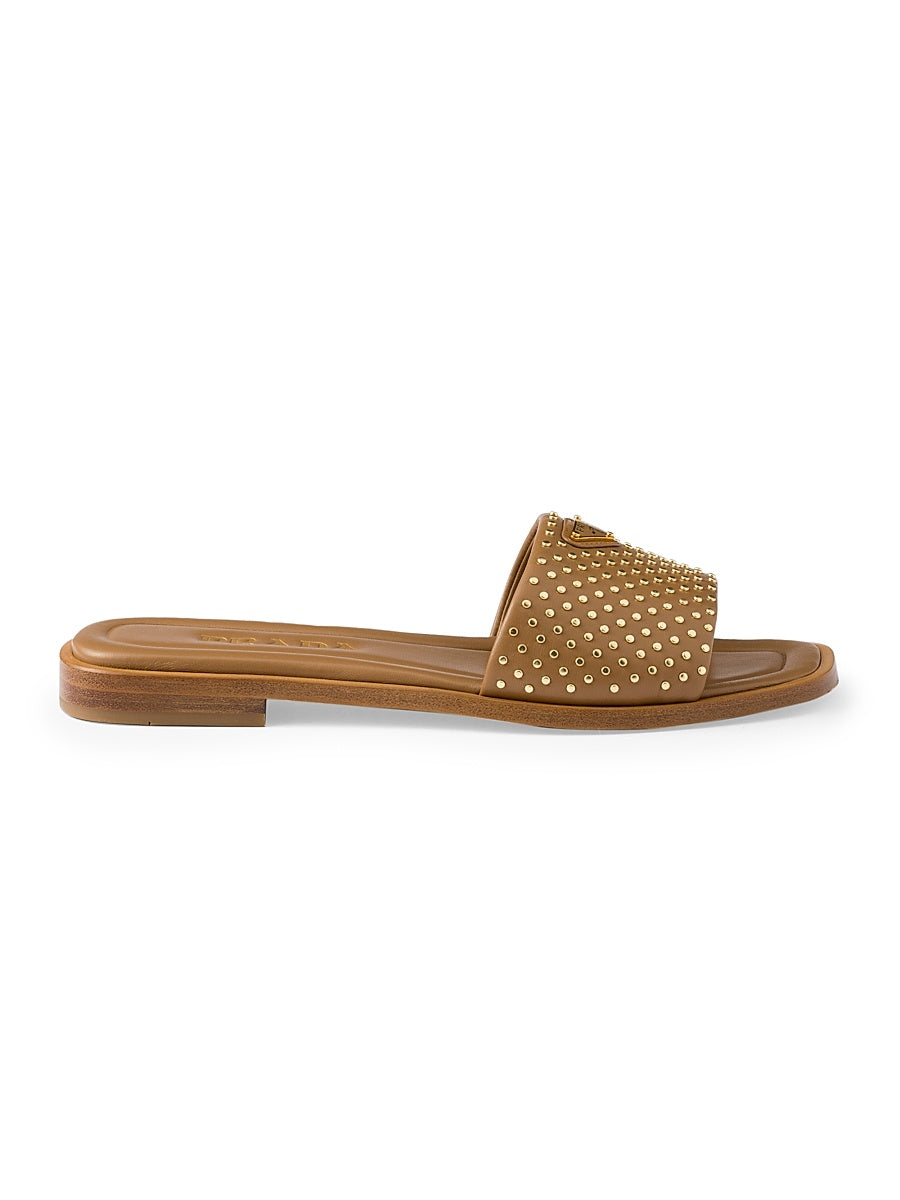 Nappa Leather Slides
