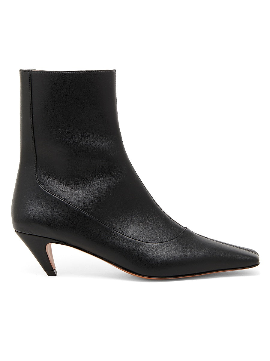 Spur 50MM Kitten Heel Ankle Boots
