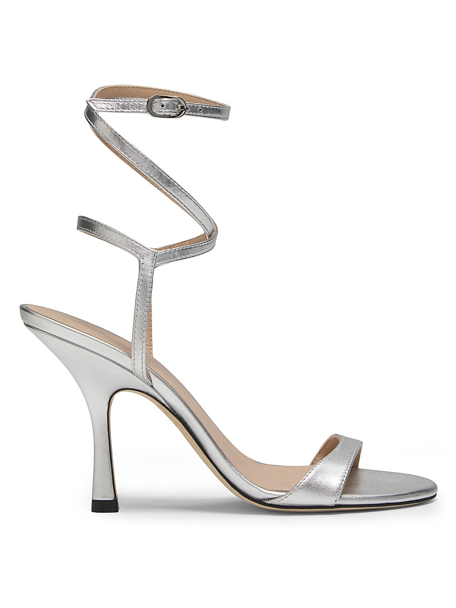 Nudist Wrap 100MM Leather Sandals