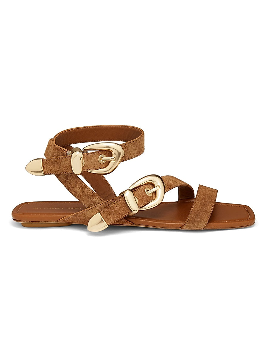 Maven Suede Flat Sandals