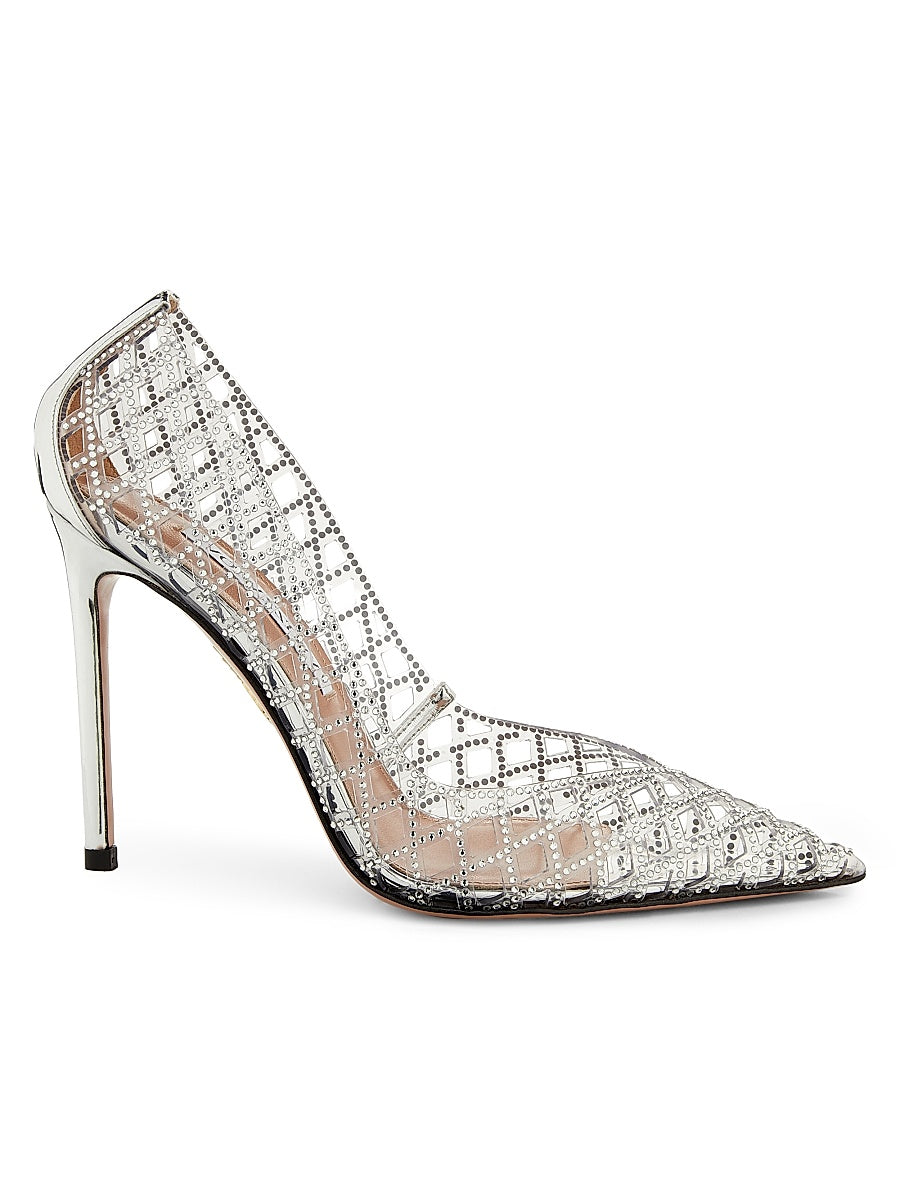 Lumiere 105MM Rhinestone-Embellished Pumps