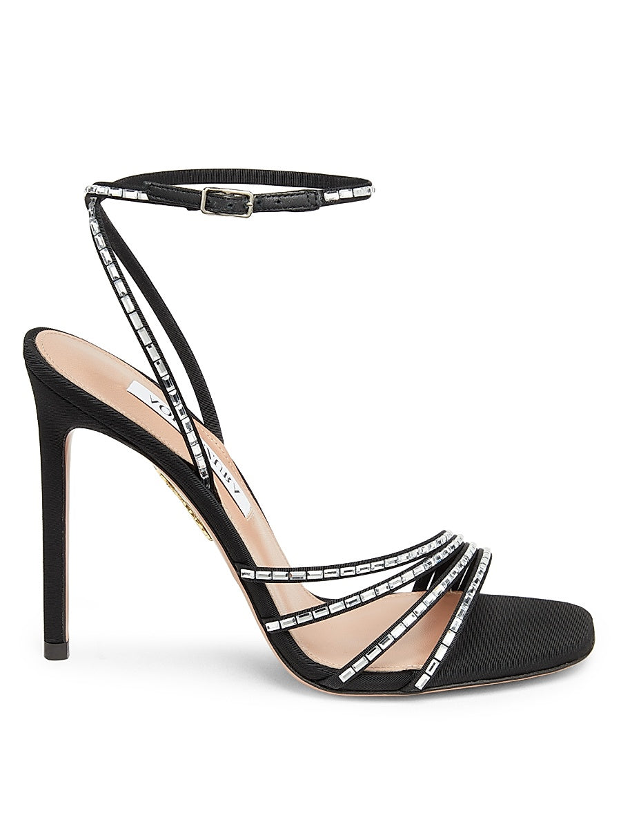 Mistica 105MM Crystal-Embellished Sandals