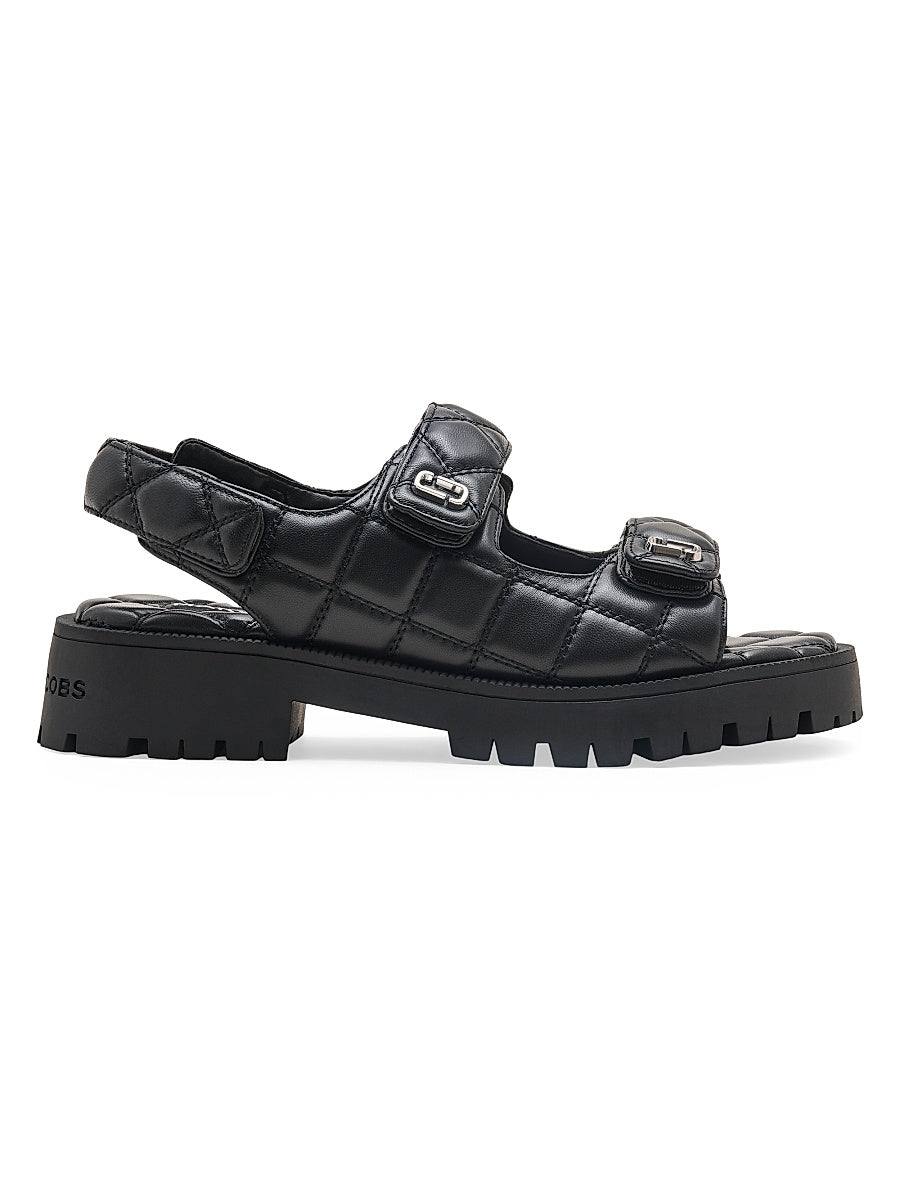 The J Marc Quilted Leather Sandals