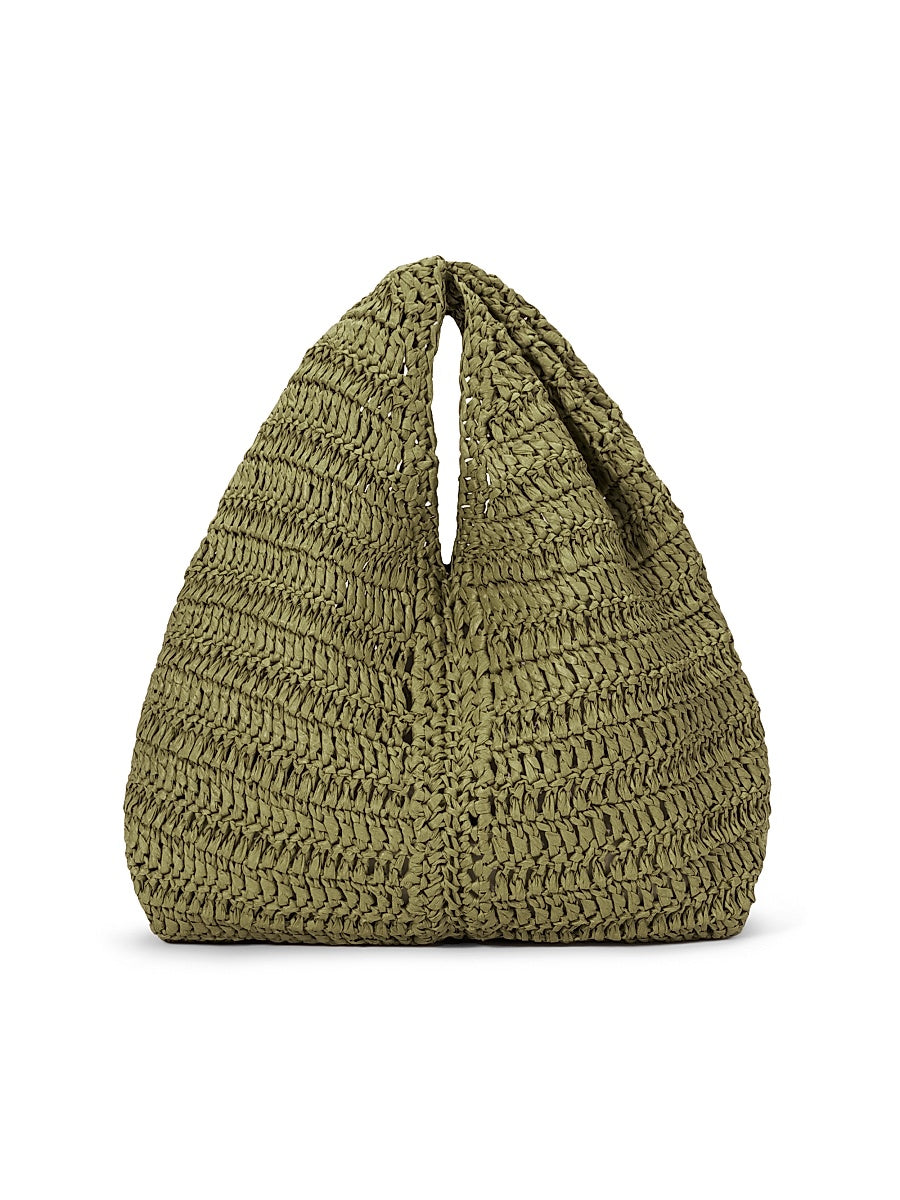Simone Woven Top Handle Bag