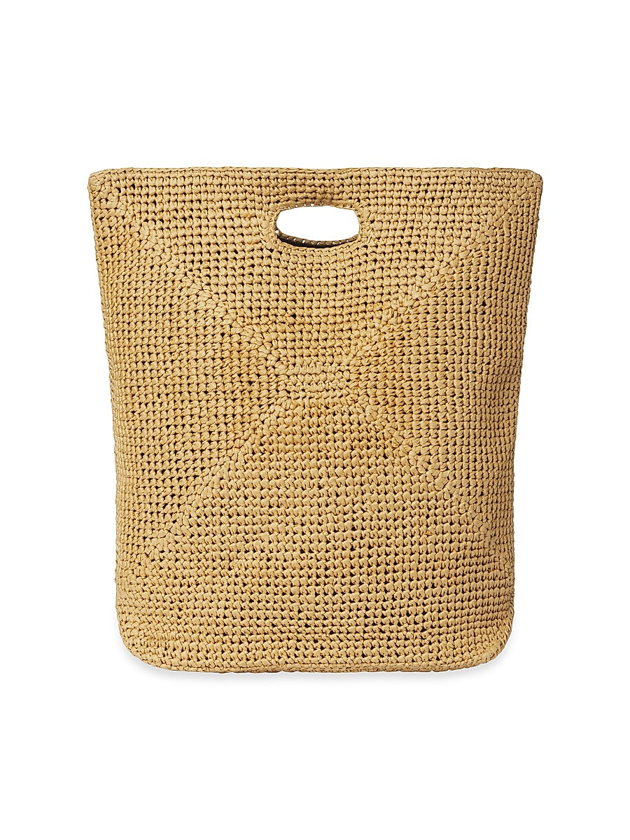 Rori Woven Top Handle Bag