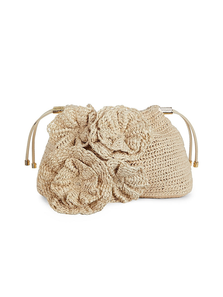 Lali Floral Woven Pouch