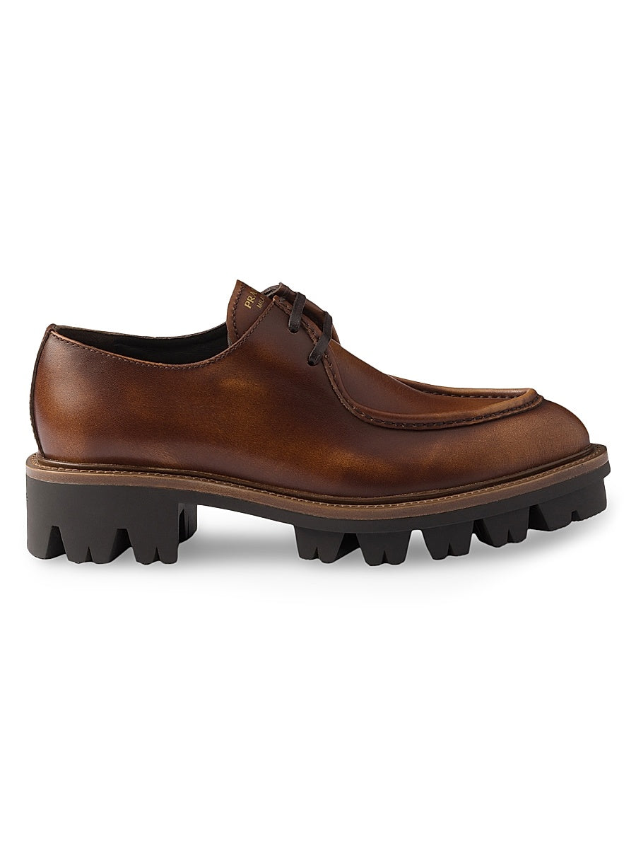 Leather Lace-Up Shoes