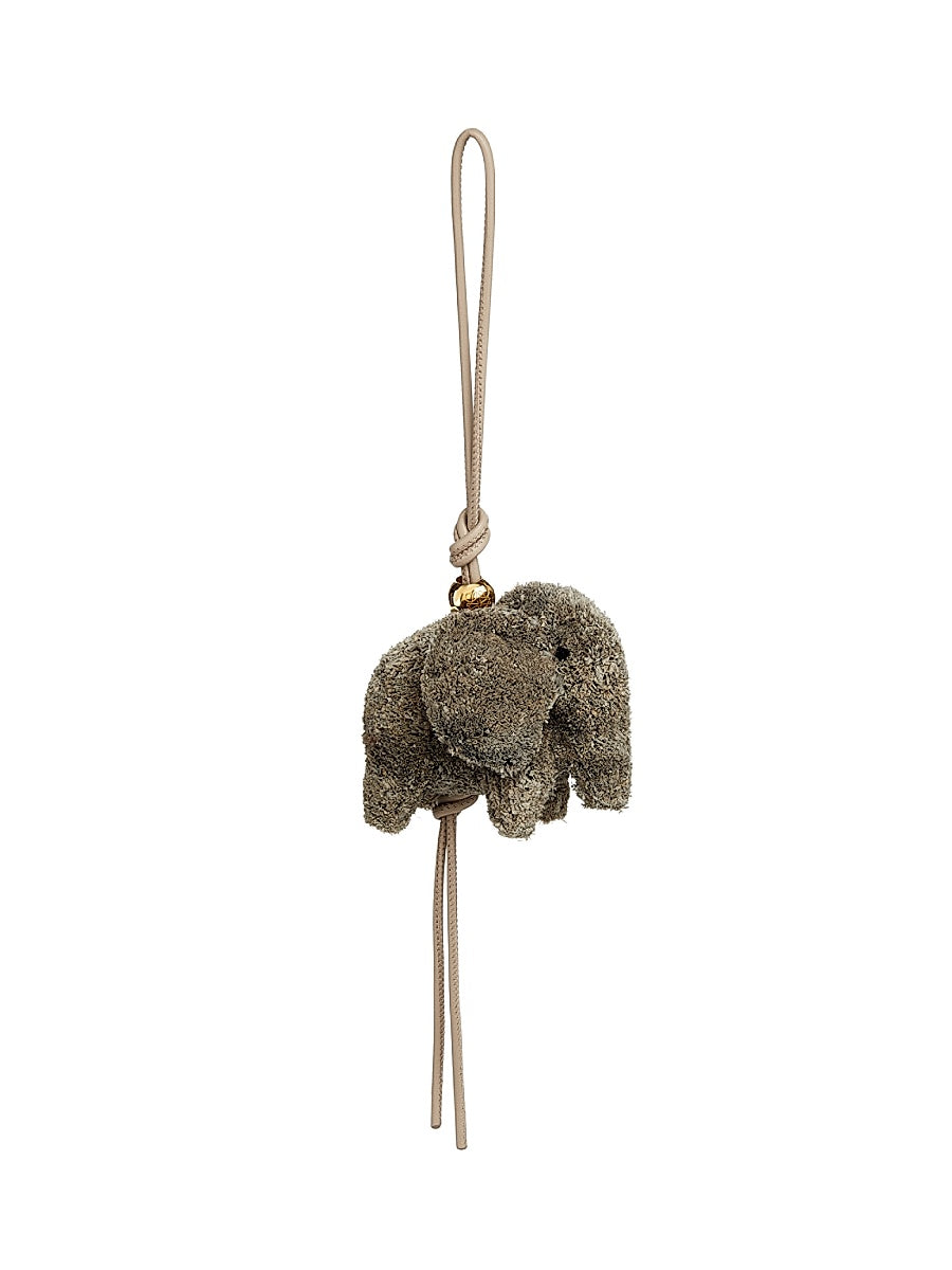 LOEWE x Paula's Ibiza Raffia & Leather Elephant Charm