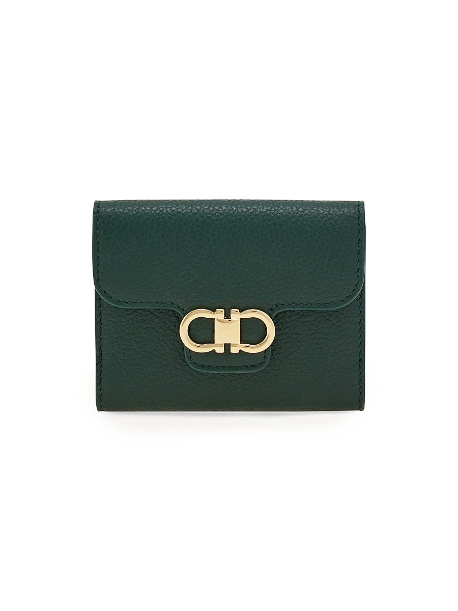 Gancini Leather Wallet