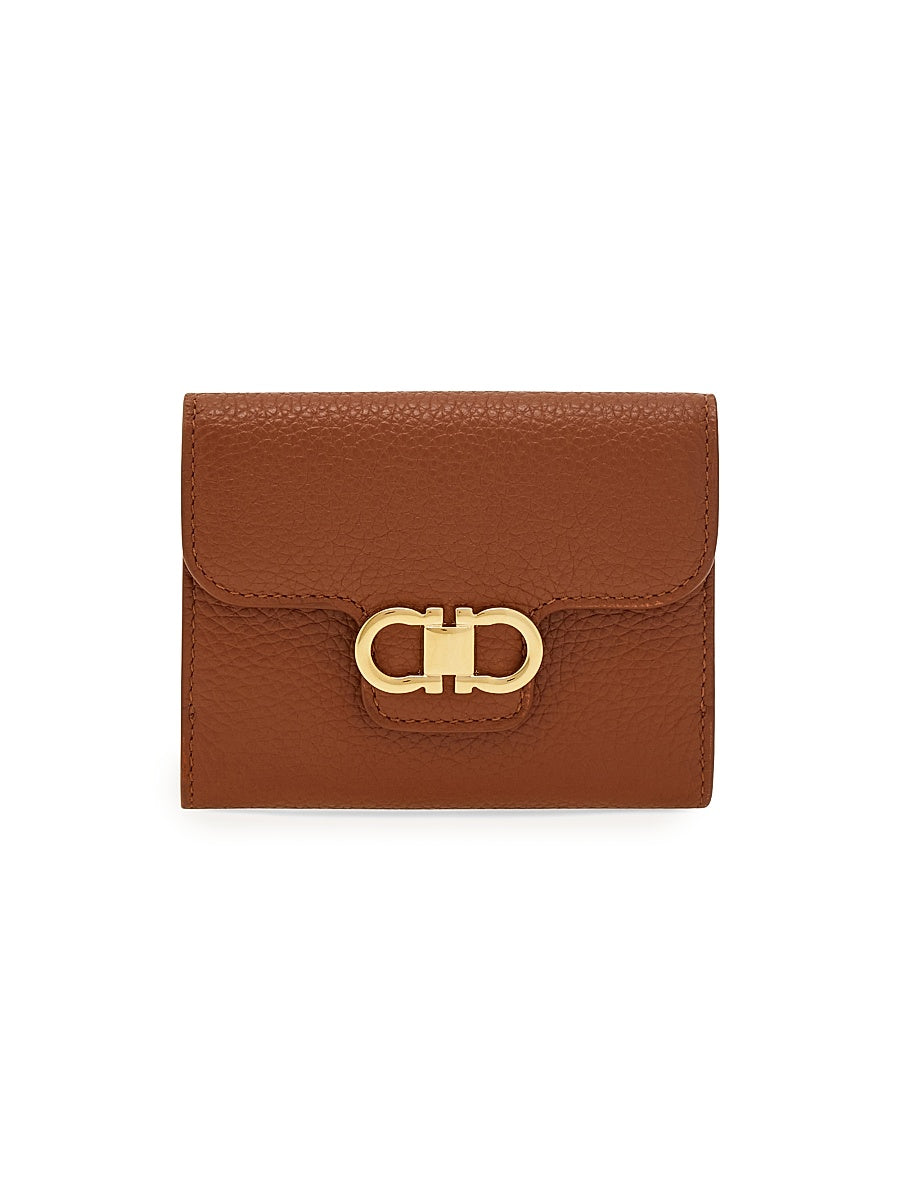 Gancini Leather Wallet