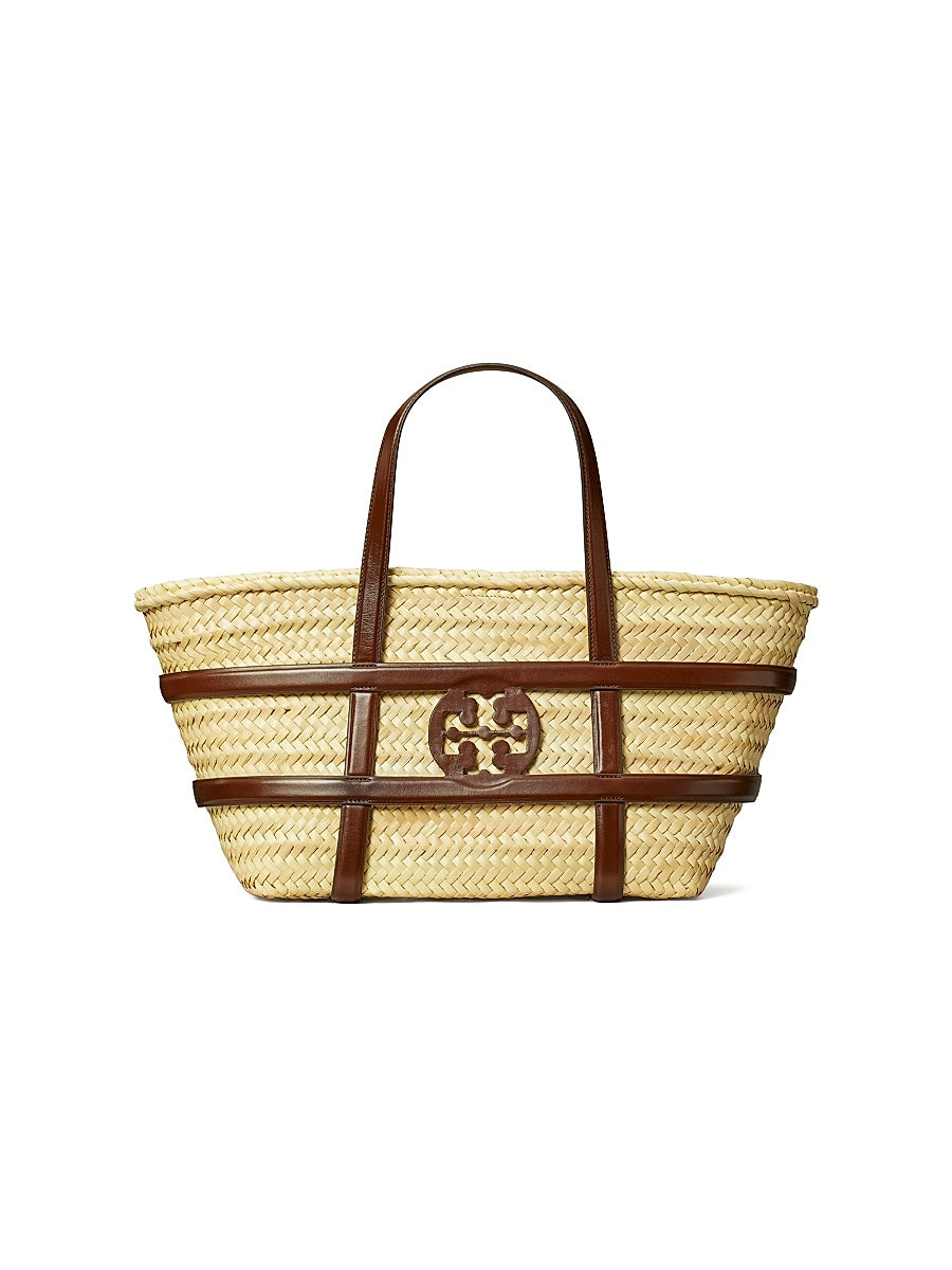 Ella Logo Straw Basket