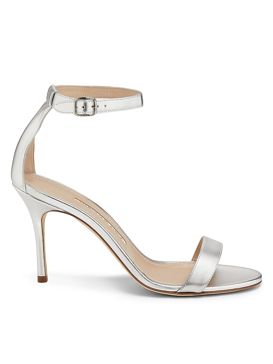 Chaos Metallic Leather Sandals