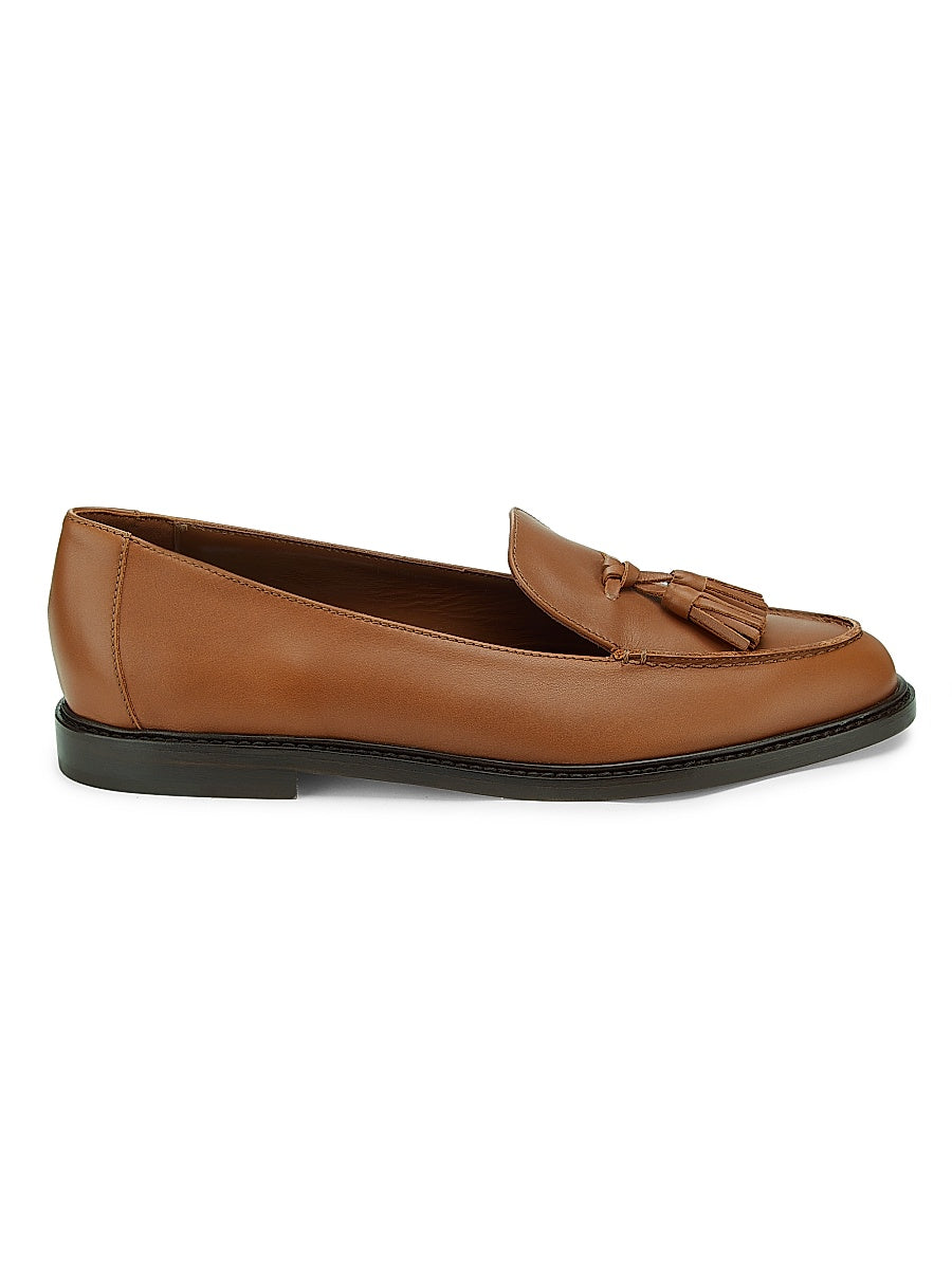 Bucky Tassel Leather Loafers