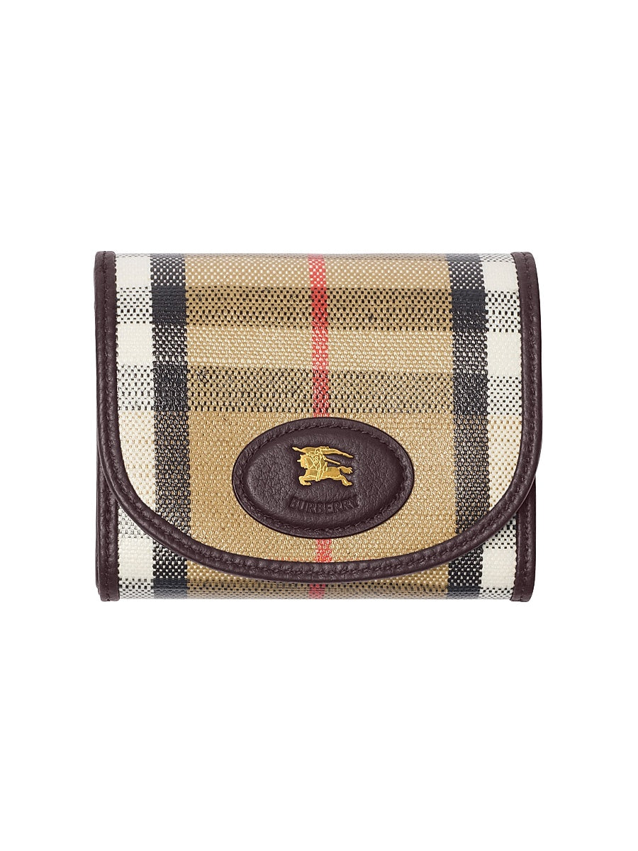 Highlands Check Foldover Compact Wallet