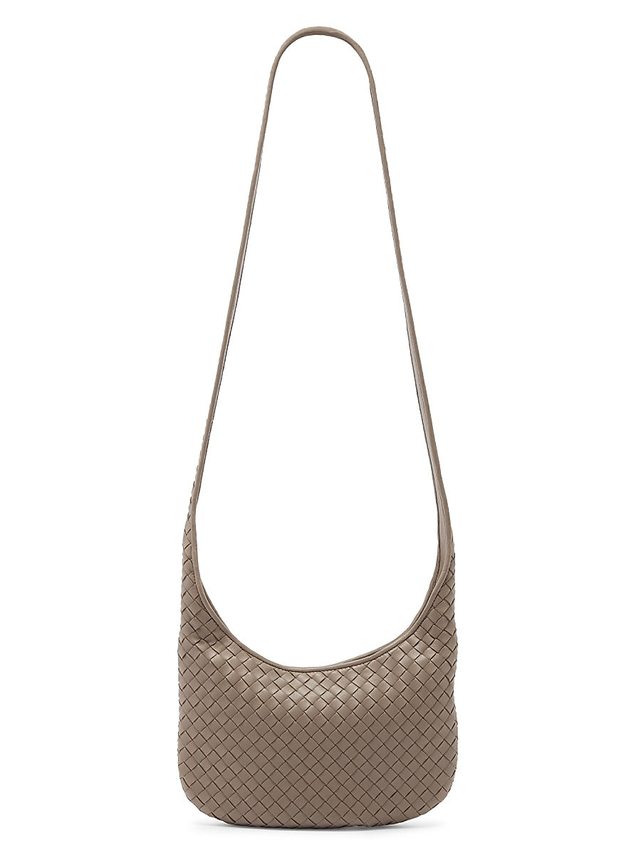 Small Veneto Leather Crossbody Bag