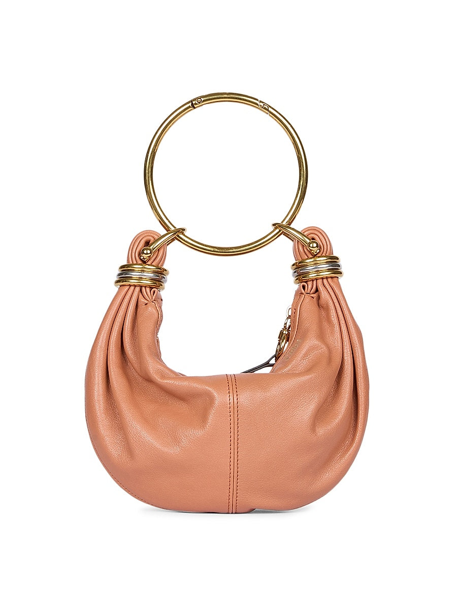 Mini Bracelet Leather Hobo Bag