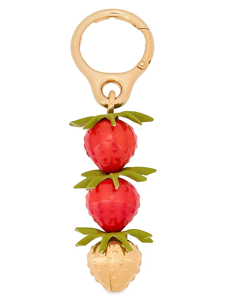Strawberry Leather Charm