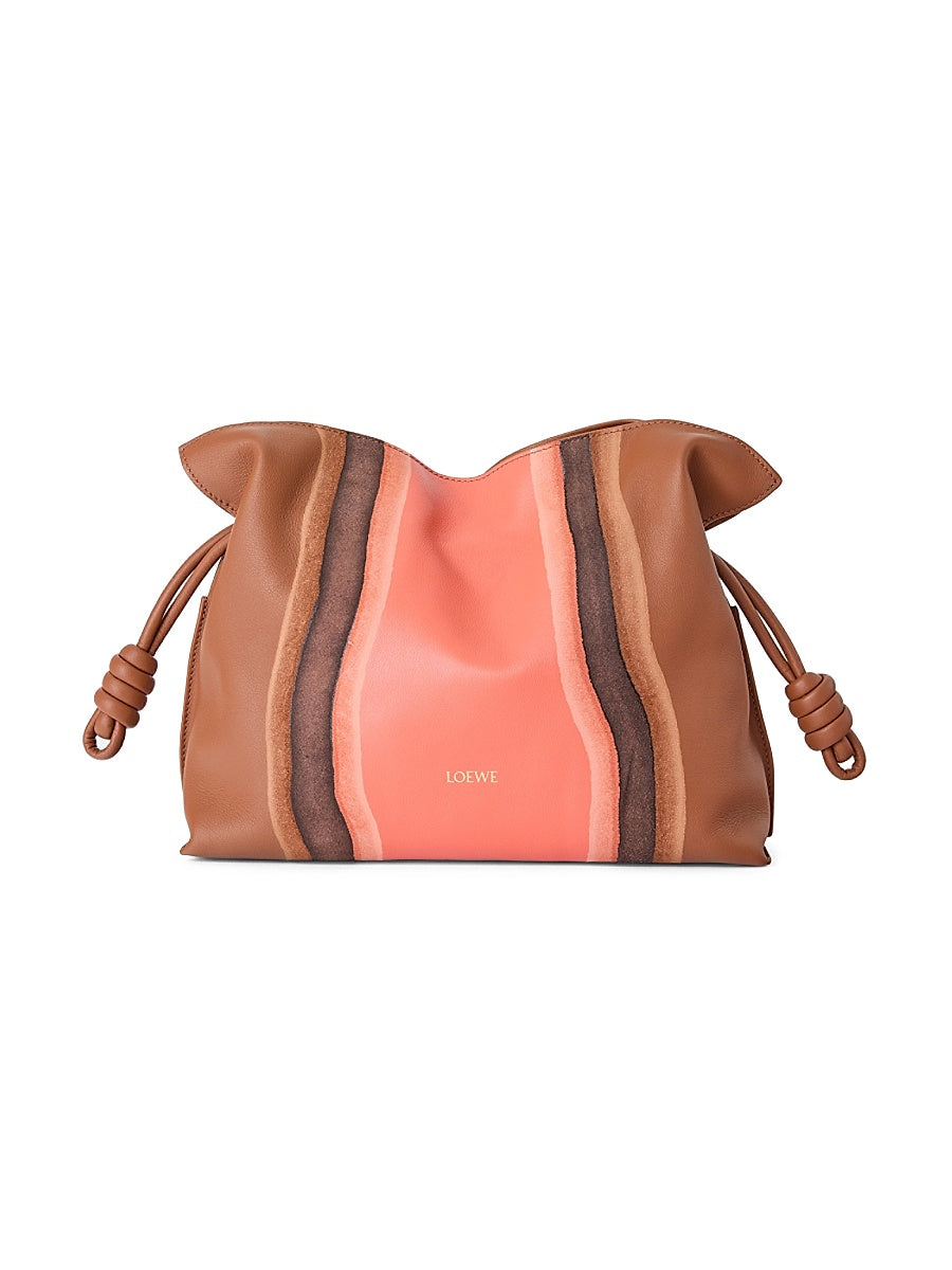 Flamenco Landscape Leather Clutch