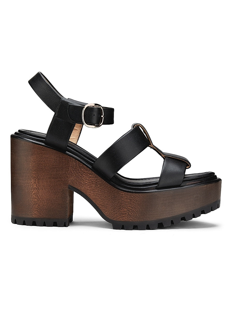 Hera 110MM Leather Platform Sandals