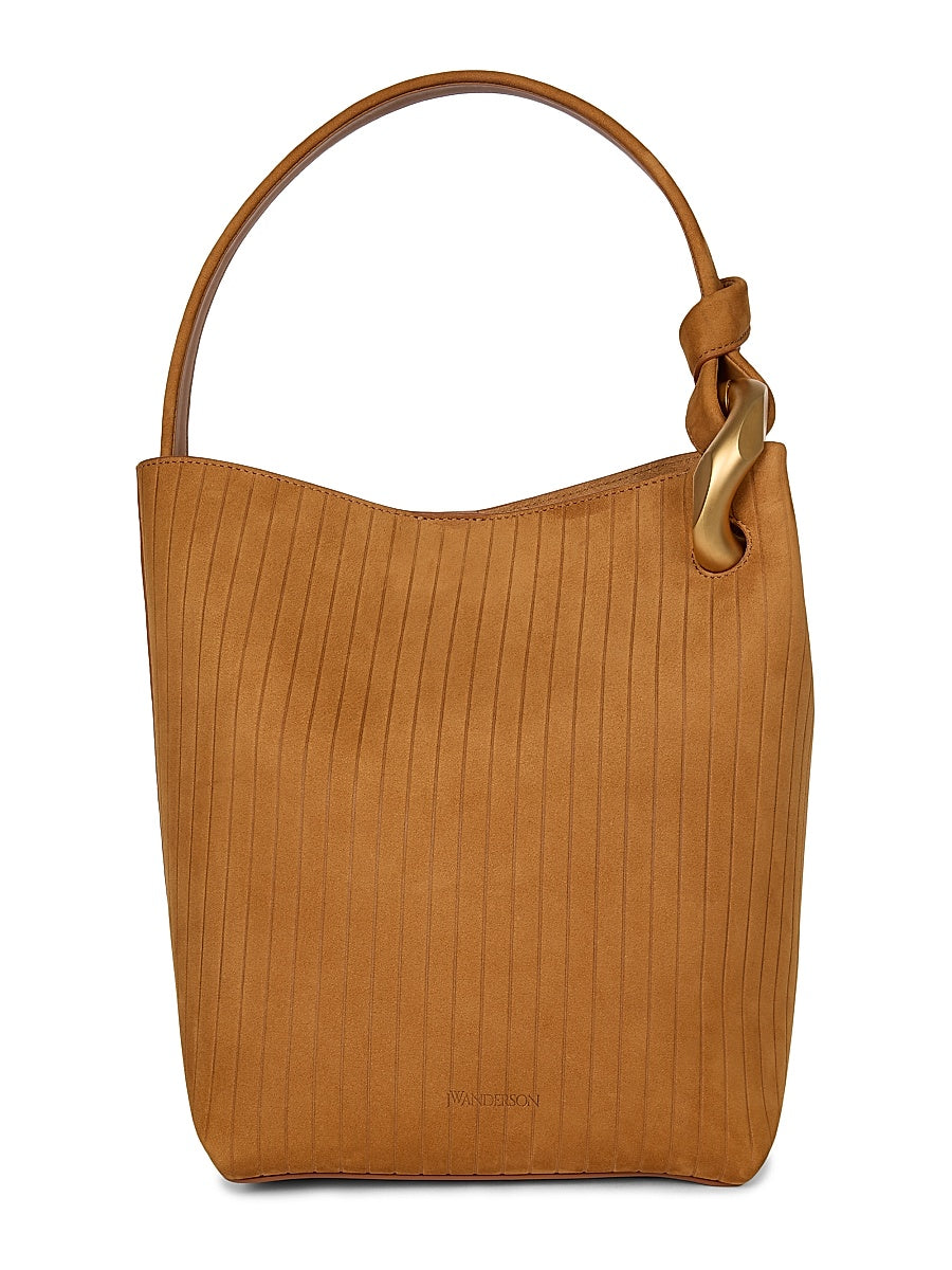 The JWA Corner Suede Bucket Bag
