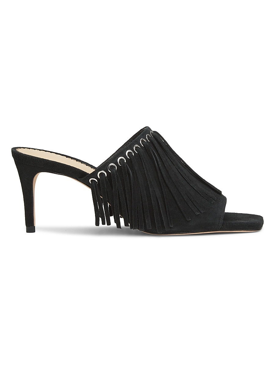 Sabrina 70MM Fringed Suede Sandals