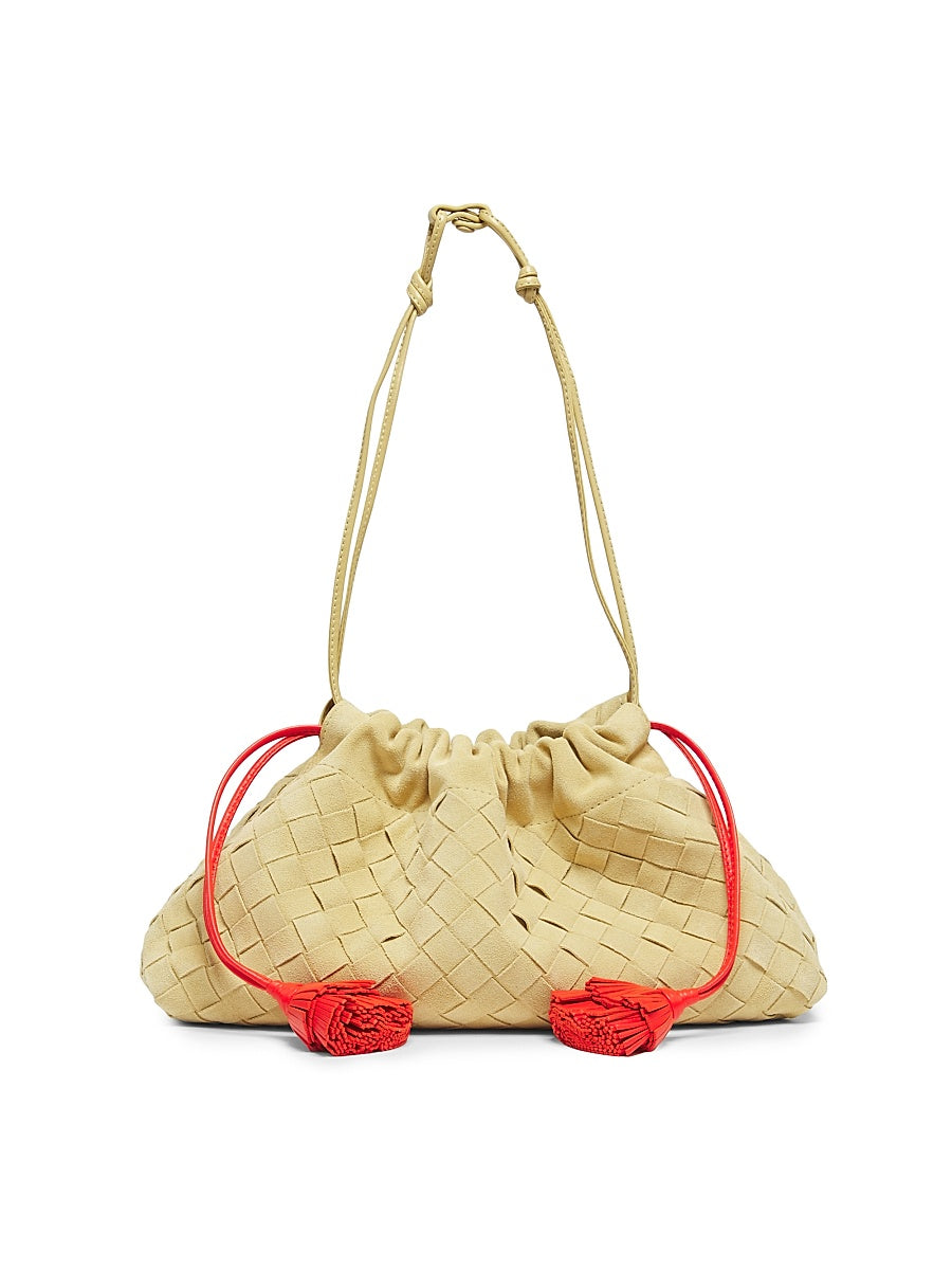 Small Intrecciato Leather Shoulder Bag