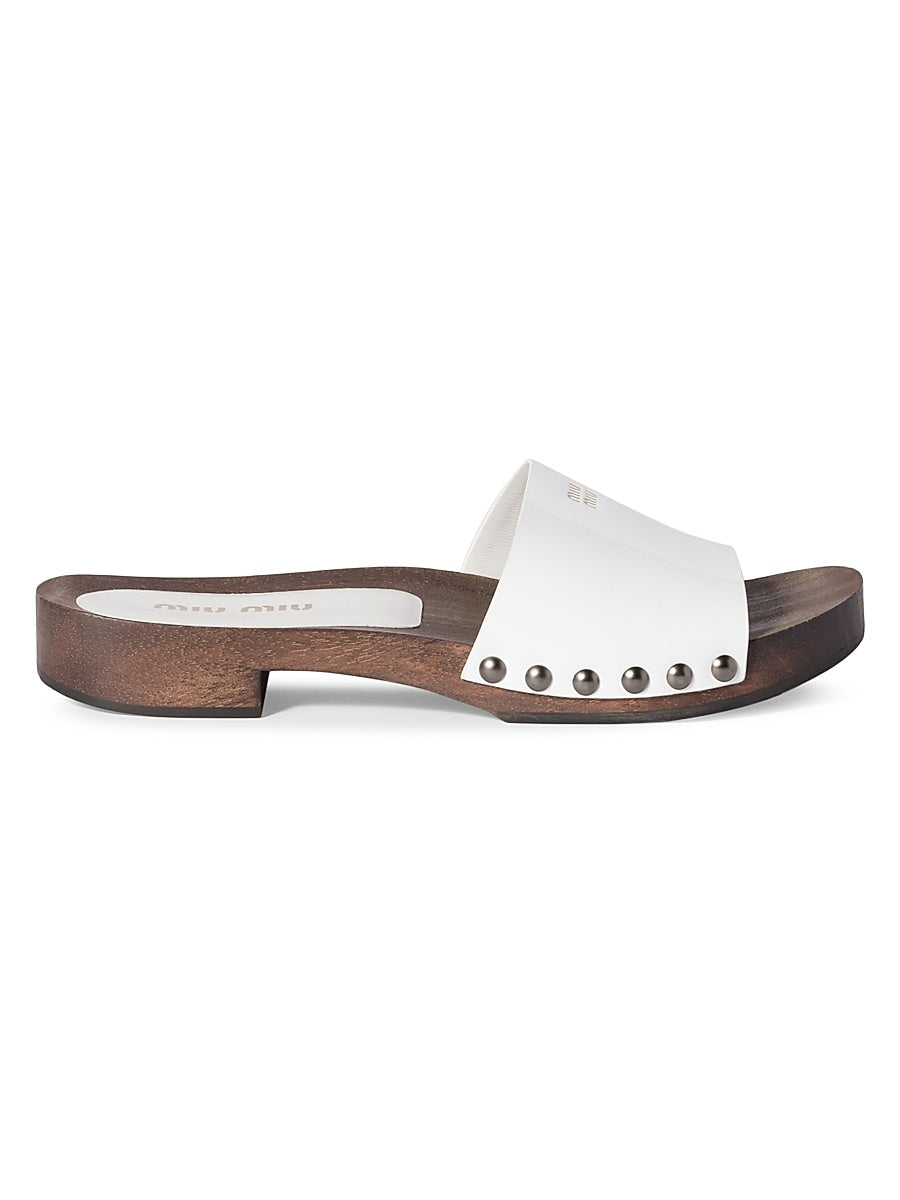 Patent Leather Clogs