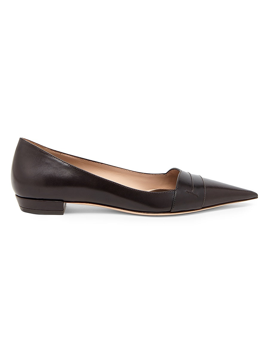 Eva 25MM Leather Ballerina Flats