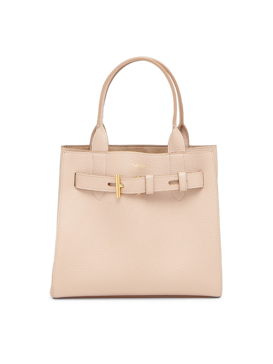 Audrey Small Leather Top Handle Bag