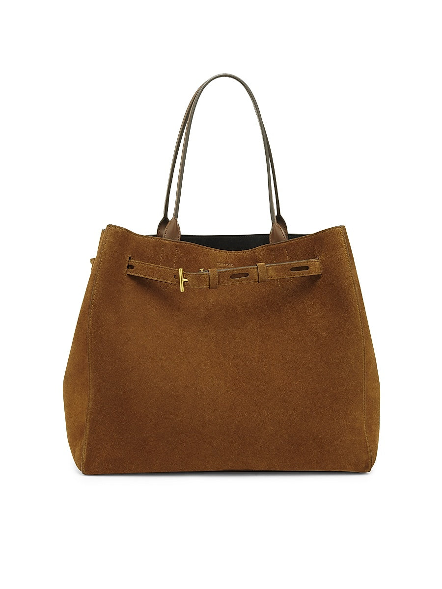 Audrey Large Suede Tote Bag