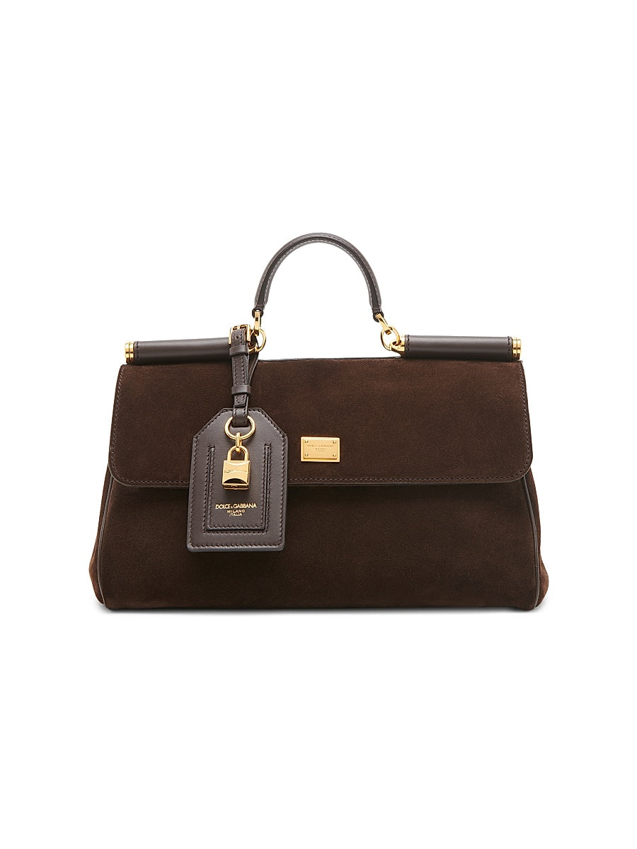 My Sicily Suede Top Handle Bag