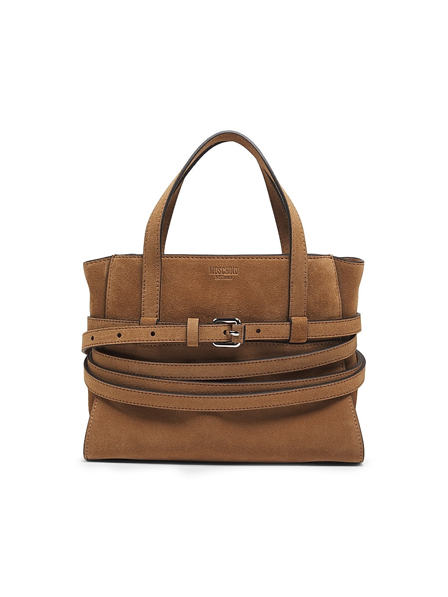 Tie Me Suede Carryall