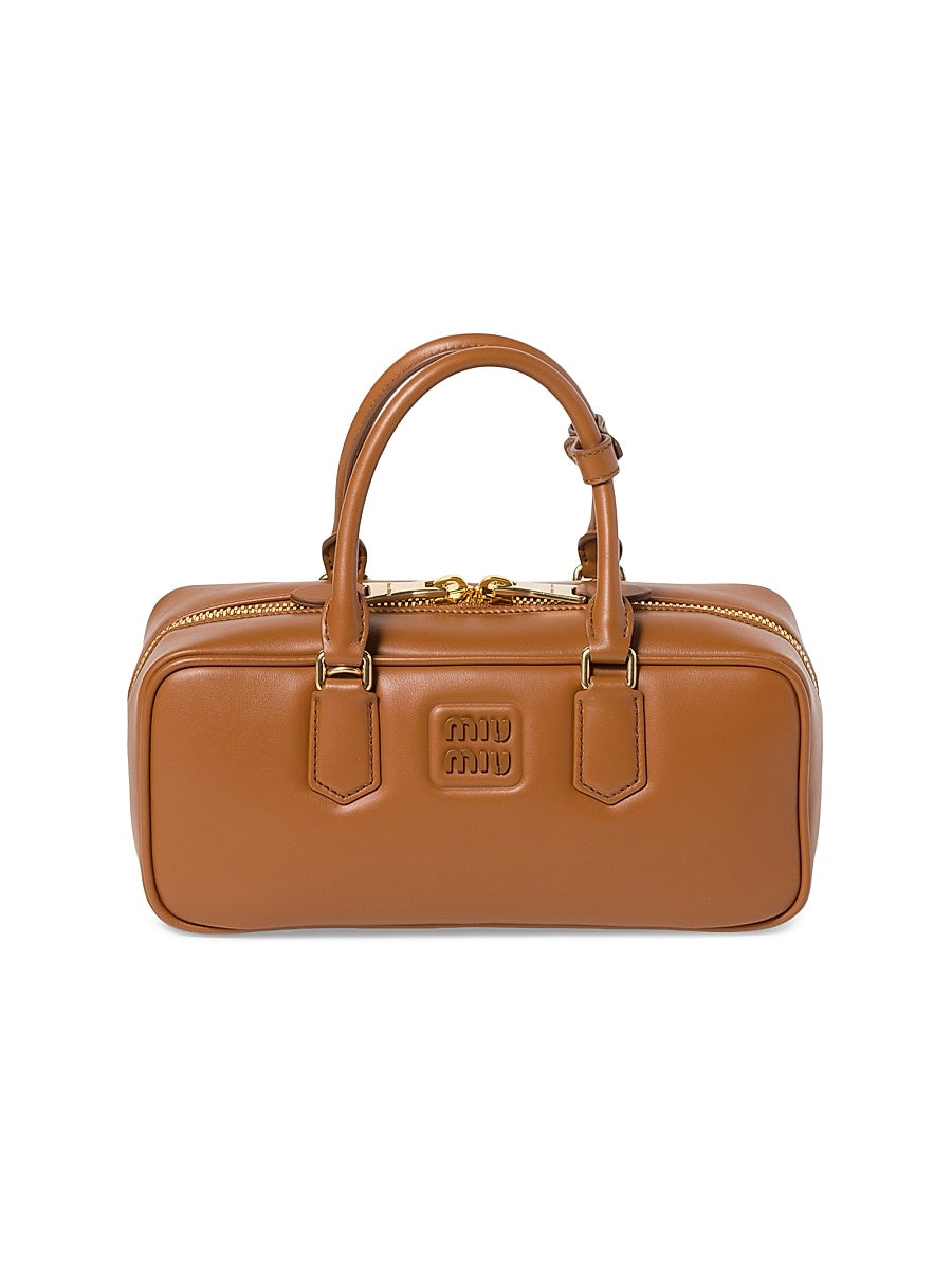 Arcadie Leather Top Handle Bag