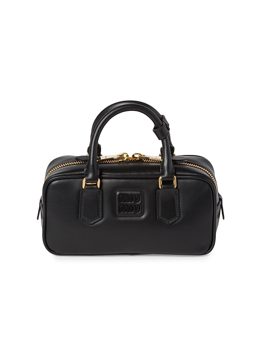 Arcadie Leather Top Handle Bag