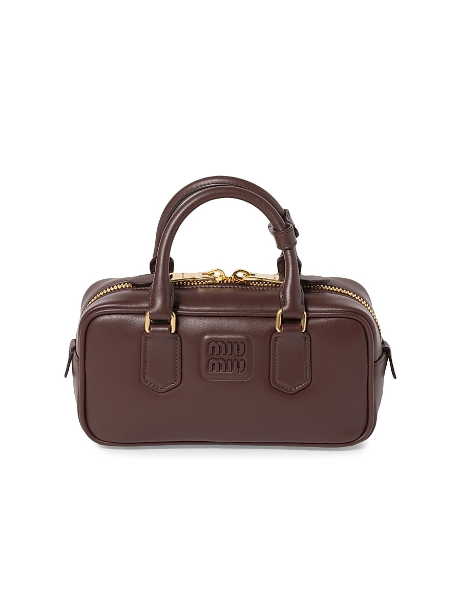 Arcadie Leather Top Handle Bag