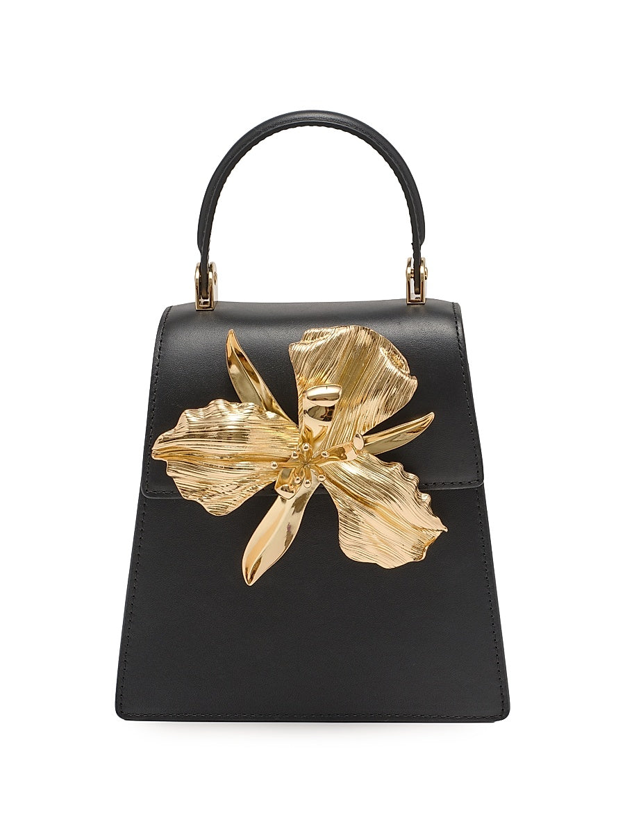 Mini Emilia Leather Top Handle Bag
