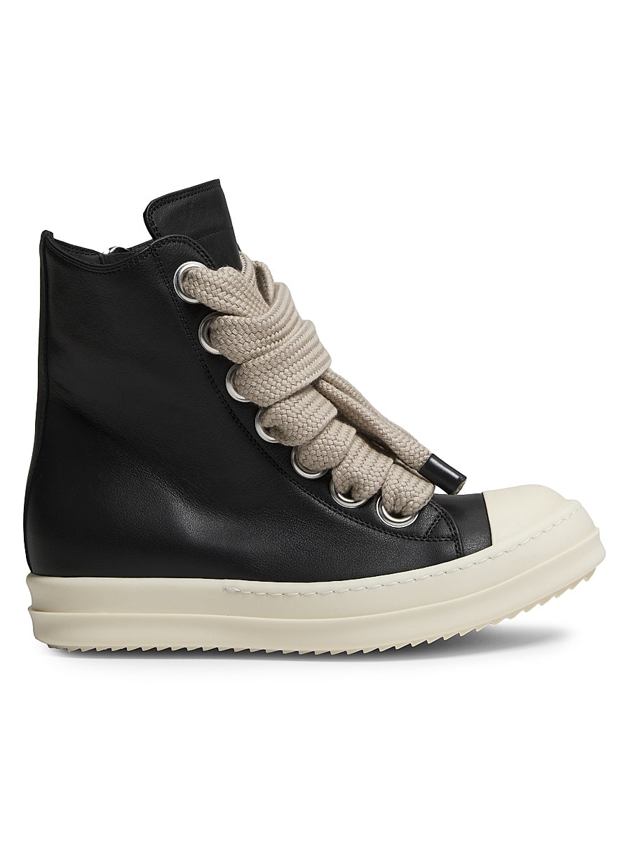 Jumbolace High-Top Leather Sneakers