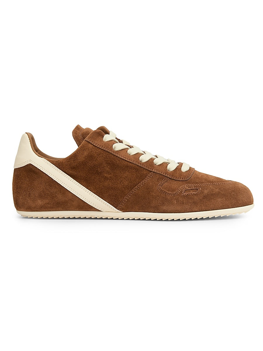Minimal Suede Low-Top Sneakers
