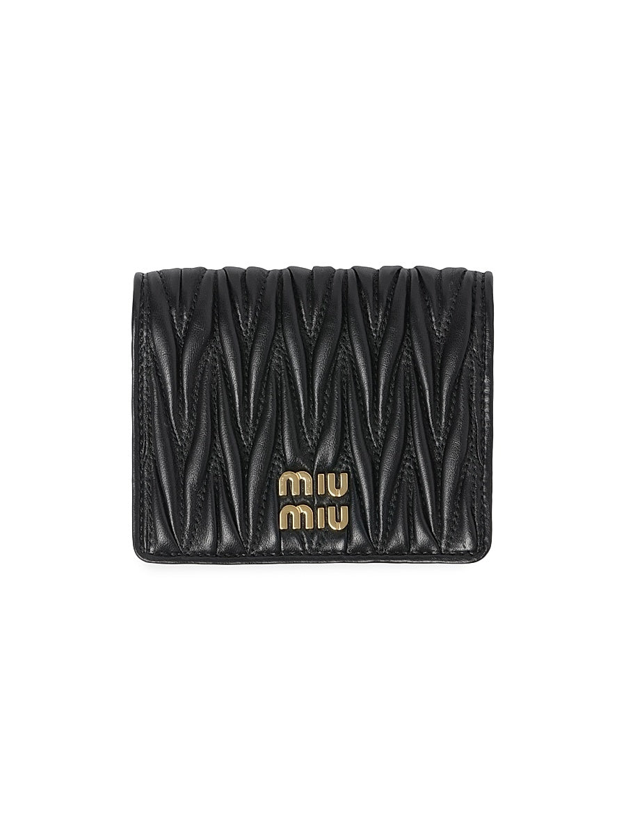 Small Matelassé Nappa Leather Wallet